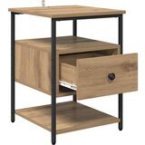  Nočna omarica s predalom 2 pcs artisan hrast 40 x 42 x 56 cm | Shoptok.si