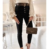 Gemre Pelat high-waisted slim black pants | shoptok.hr