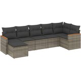  7-dijelni set vrtnih sofa sivi od poliratana | shoptok.hr