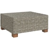  6 kom. Ratan set za opuštanje s jastučićima GENDT Kubu siva - Kubu siva 2x srednji + 2x kutni + tabure + stol | shoptok.hr