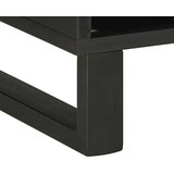 TV omarica črna 100x33x46 cm trden mangov les, (21830120) | Shoptok.si