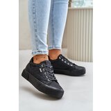 Big Star Women's insulated platform sneakers black | ePonuda.com