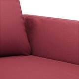  Trosjed crvena boja vina 180 cm od umjetne kože | Eponuda.com