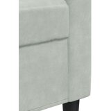  3-dijelni set sofa s jastucima svjetlosivi baršunasti | shoptok.hr