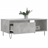  Stolić za kavu boja betona 90x50x36,5 cm konstruirano drvo Siva | shoptok.hr