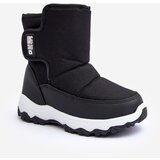Big Star Children's insulated Velcro snow boots Black Cene