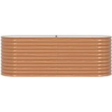  Povišena gredica Smeđa 240 x 80 x 81 cm Čelik | Eponuda.com