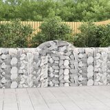 Obokane gabion košare 8 kosov 200x30x100/120cm pocinkano železo Cene