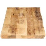 Stolna ploča sa živi rub 100x40x2,5cm masivno grubo drvo manga | shoptok.hr