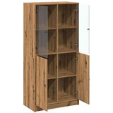  Visoka omara z vrati artisian hrast 68x37x142 cm inženirski les | Shoptok.si