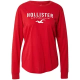 Hollister Majica crvena / bijela