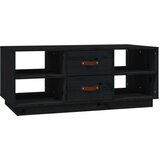  Klubska mizica črna 100x50x41 cm trdna borovina, (20711581) | Shoptok.si