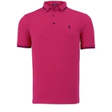 Dewberry T8586 MENS POLO COLLAR T-SHIRT-FUCHSIA