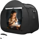 Šotor za pop-up, zasnova za zatemnitev, notranja uporaba, črna, (5000193308)