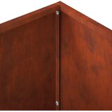  Vrtna saksija 2 kom. Rđa 60 x 30 x 50 cm Otporni čelik | shoptok.hr