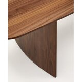 Kave Home Rjava jedilna miza v orehovem dekorju 100x240 cm Litto – | Shoptok.si