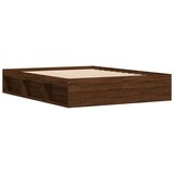  Posteljni okvir rjavi hrast 140x190 cm | Shoptok.si