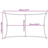  Jedro za zaštitu od sunca 160 g/m² terakota 5 x 8 m HDPE | shoptok.hr