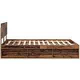  Konstrukcija postelje Star les 150 x 200 cm Masivno borovo les, (5000102764) | Shoptok.si