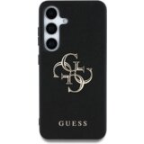 Guess GUHCS25MPGT4MBK ovitek za Samsung Galaxy S25 Plus 5G - Grained - črn | Shoptok.si