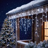 Phenom LED veriga - zavesa 15m hladno bela 600 LED 100-240V | Shoptok.si