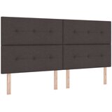  Boxspring krevet s madracem Tamno smeđa 200 x 200 cm Tkanina | shoptok.hr