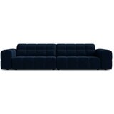 Cosmopolitan Design Tamno plava baršunasti sofa 252 cm Chicago – Cijene