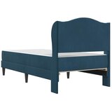  Okvir za krevet s uzglavljem Plava 80 x 200 cm Baršun - Plava 80 x 200 cm | shoptok.hr