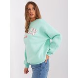 My Red Lips Sweatshirt-EM-BL-617-14.09-mint | Shoptok.si