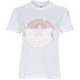 Converse Majice s kratkimi rokavi RADIATING LOVE SS SLIM GRAPHIC Bela | Shoptok.si