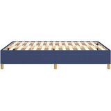  Okvir za krevet s oprugom plavi 140 x 190 cm od tkanine | shoptok.hr