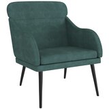  The Living Store Fotelj temno zelen 63x76x80 cm žamet - Naslanjač, (21493665) | Shoptok.si