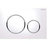 Geberit aktivirna tipka za dvokoličinsko splakovanje Sigma20 (mat krom/sijajni krom/mat krom) (115.882.JQ.1) | Shoptok.si