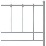  Za krevet sivi metalni 200 x 200 cm | shoptok.hr
