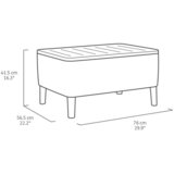 Lesnina XXXL lounge garnitura salemo, siva, 4-Delni set | Shoptok.si