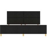 vidaXL Črna Postelja 200x200 cm iz Tkanine, (22049145) | Shoptok.si