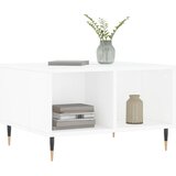  Stolić za kavu sjajni bijeli 60x50x36,5 cm konstruirano drvo | shoptok.hr