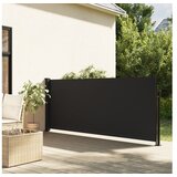 vidaXL Bočna tenda na uvlačenje crna 120 x 300 cm | shoptok.hr