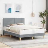  Okvir za krevet Svjetlosiva 120 x 200 cm Tkanina - Svjetlosiva 120 x 200 cm | shoptok.hr