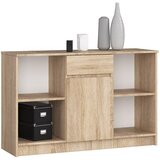AKORD B-17 Komoda, 1 Polica, Hrast Sonoma, (5000332373) | Shoptok.si