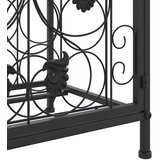  Stalak za vino za 41 bocu crni 45 x 36 x 120 cm kovano željezo | shoptok.hr