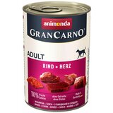 animonda GranCarno Adult govedina i srca, mokra hrana za odrasle pse 400g Cene