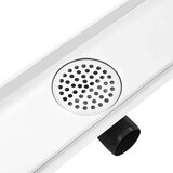 vidaXL odvod za tuš s poklopcem 2-u-1 103x14 cm od nehrđajućeg čelika | shoptok.hr