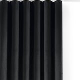 Filumi Črna žametna zavesa za delno zatemnitev 530x250 cm Velto – | Shoptok.si