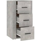  Komoda siva boja betona 40 x 33 x 70 cm od konstruiranog drva | Eponuda.ba