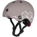 Scoot&Ride® dječja kaciga xxs brown lines | shoptok.hr