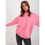 ex moda Sweatshirt-EM-BL-617-4.41P-pink | Shoptok.si