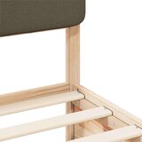  Krevetni okvir s tapiciranim uzglavljem Sivo-smeđa 160 x 200 cm | shoptok.hr