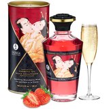 Shunga Afrodizijsko zagrijavajuće ulje - Sparkling Strawberry Wine, 100 ml | shoptok.hr