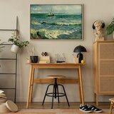  Slika - Vincent van Gogh – Seascape at Saintes-Maries 90x60 U prirodnom drvenom okviru | shoptok.hr
